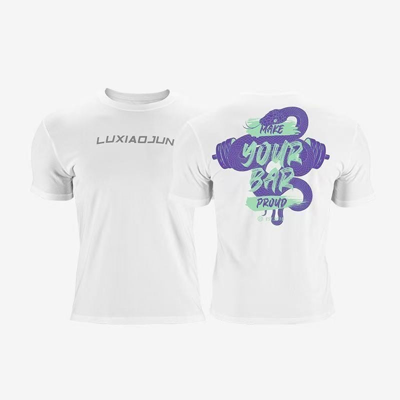 Lu Xiaojun 25SS Summer Men's Sports Fitness T-shirt