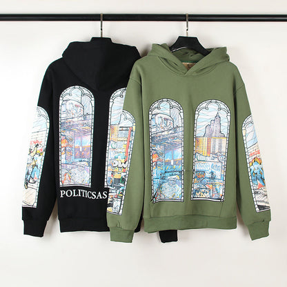 Who Decides War Fragmented Hoodie