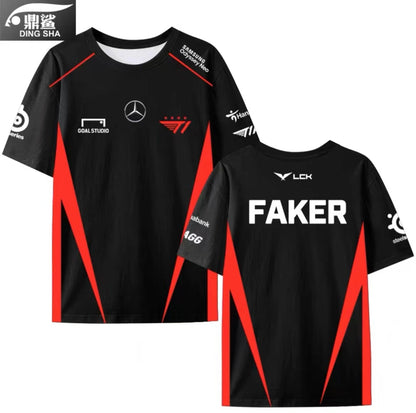 T1 2024 LCK Spring Split Team T-shirt （Same style as faker）