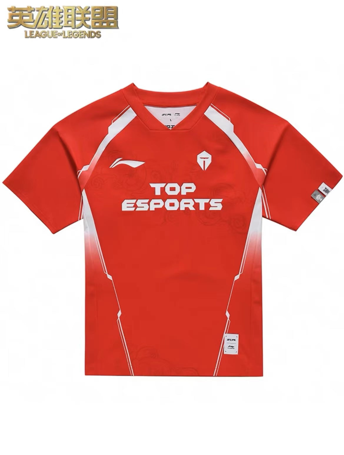 Li-Ning x LOL LPL 2024 Spring TES T-shirt - Red