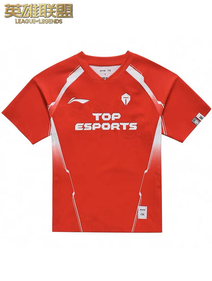 Li-Ning x LOL LPL 2024 Spring TES T-shirt - Red