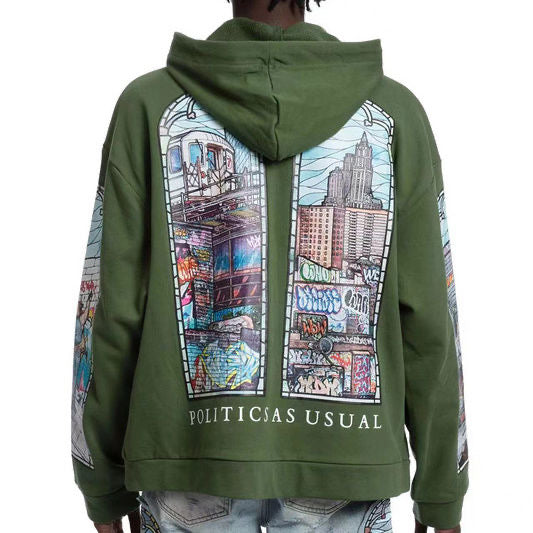 Who Decides War Fragmented Hoodie