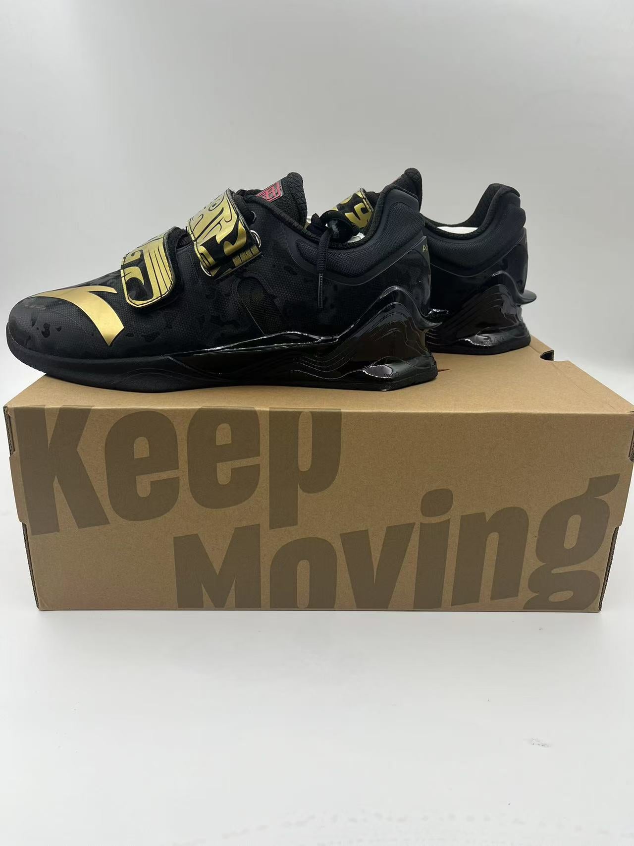 Anta 2 National Team Professional Weightlifting Shoes / Squat Shoes - Black