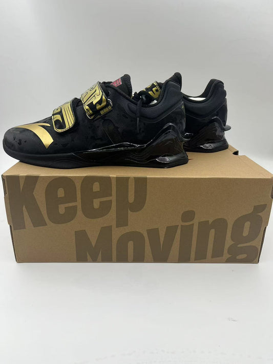 Anta 2 National Team Professional Weightlifting Shoes / Squat Shoes - Black