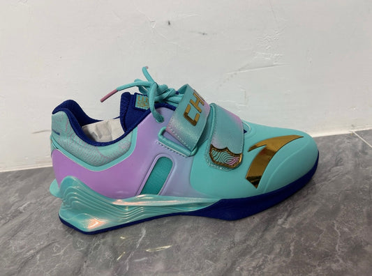 Anta | China National Team 2024 Paris Olympics Weightlifting Training Squat Shoes - Green
