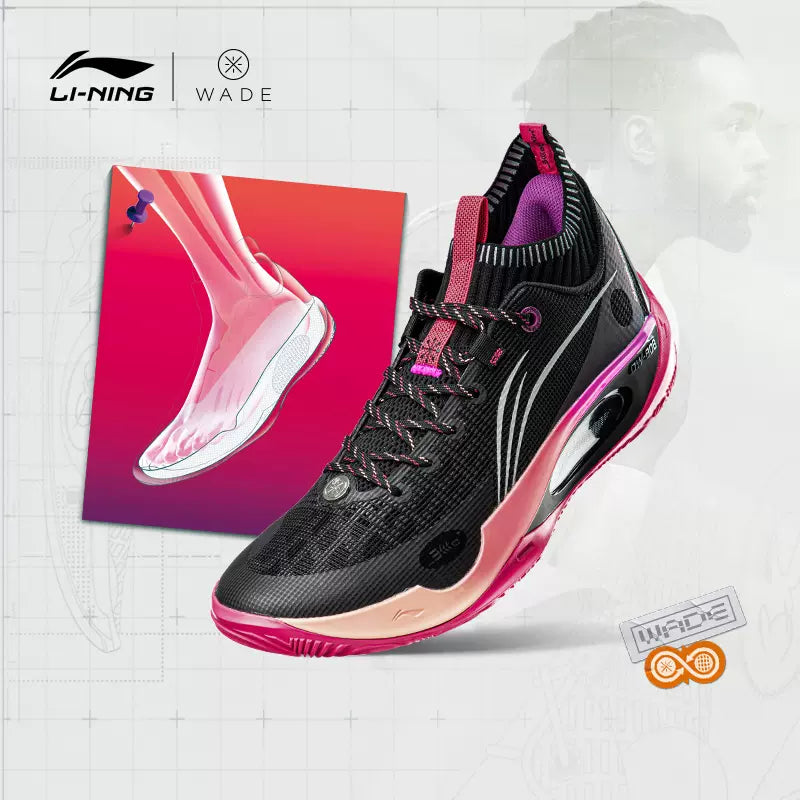 Li Ning Wade 808 2 Ultra Sports Shoes - Sunrise